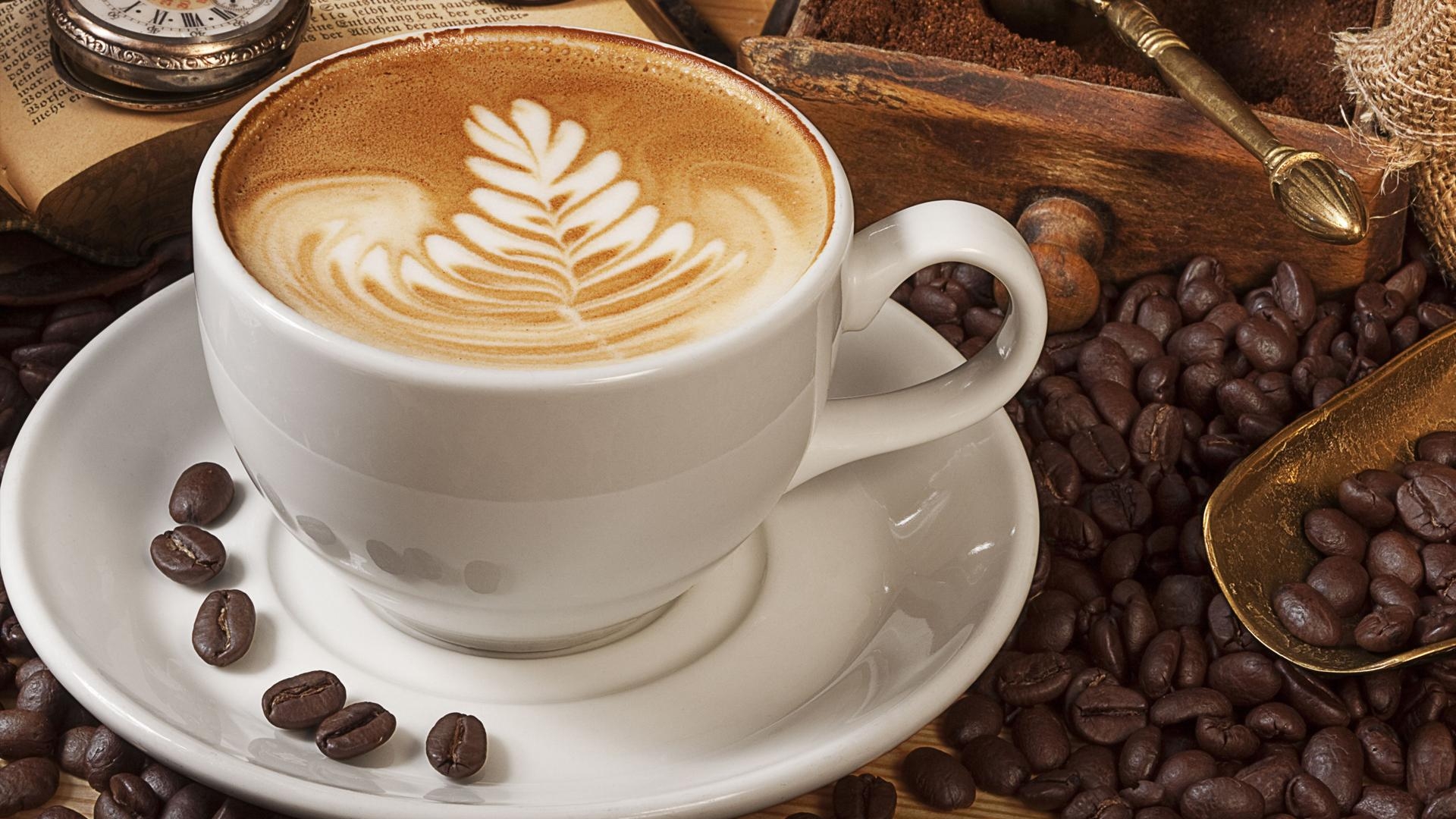 Pouring black coffee