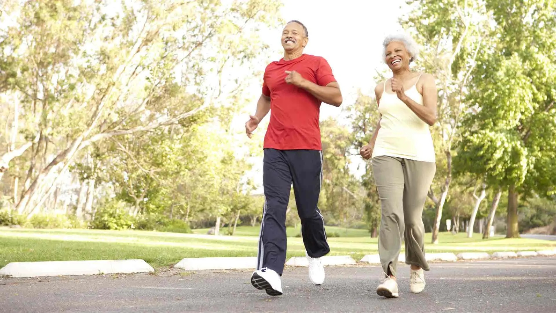 Confident person walking