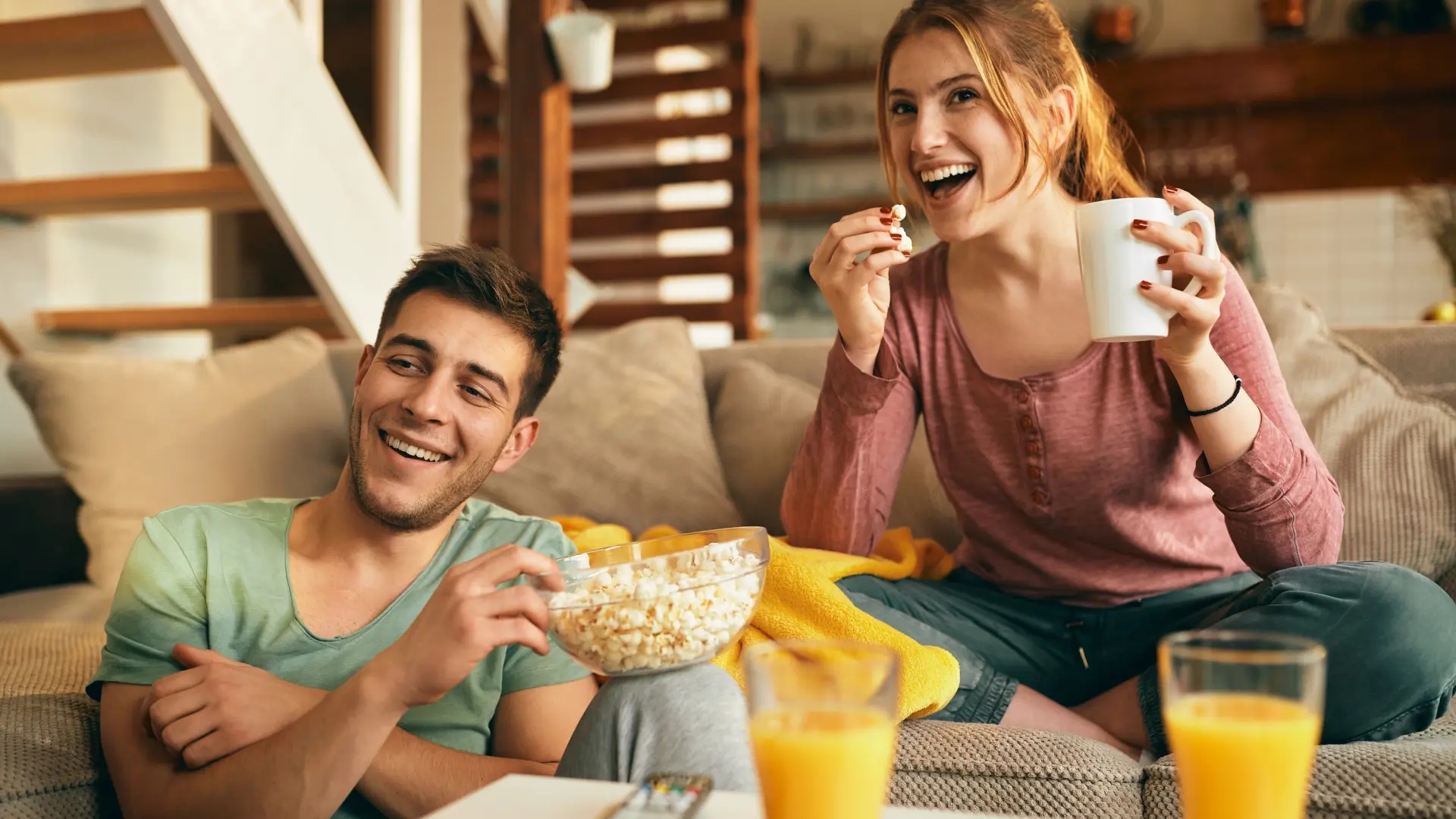 Happy retired couple