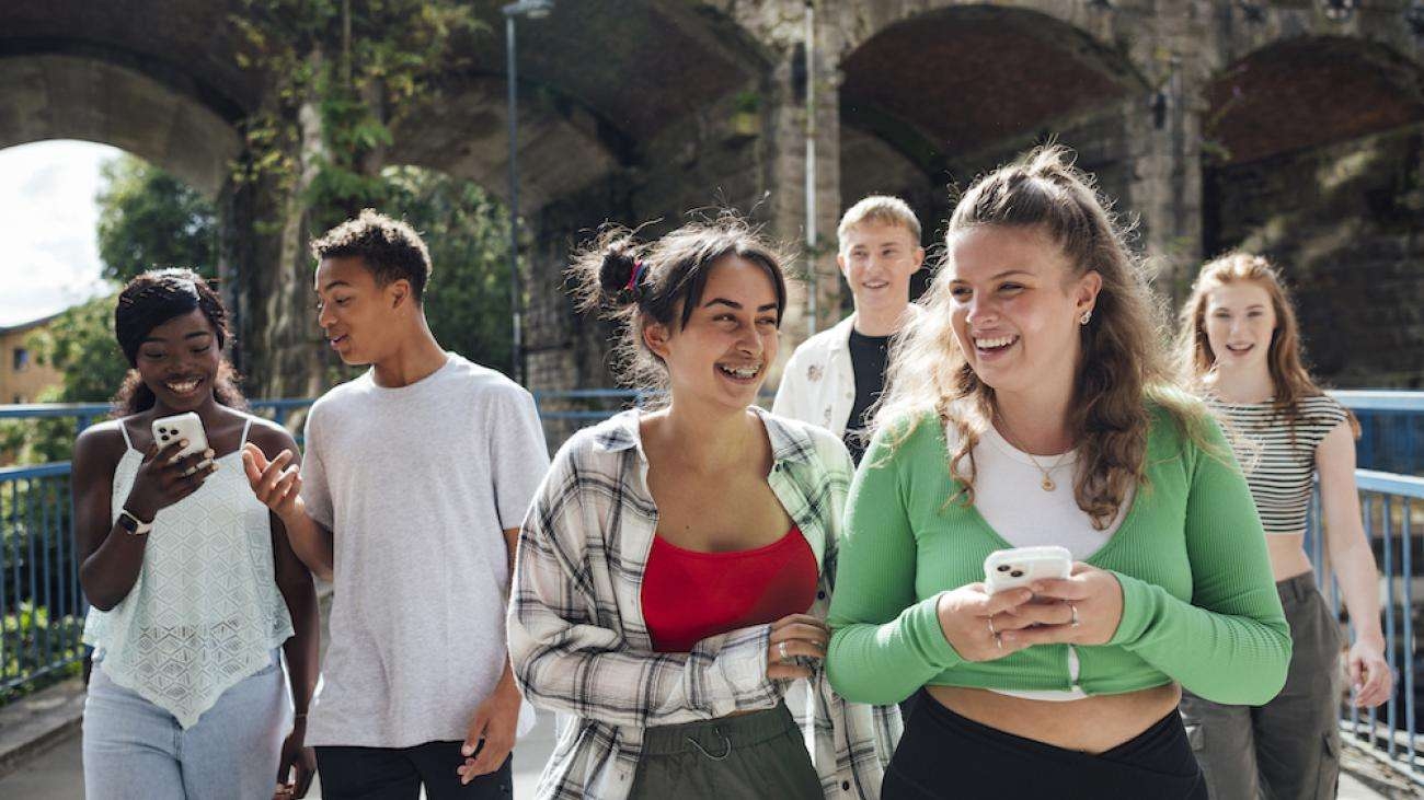 Confident group of friends