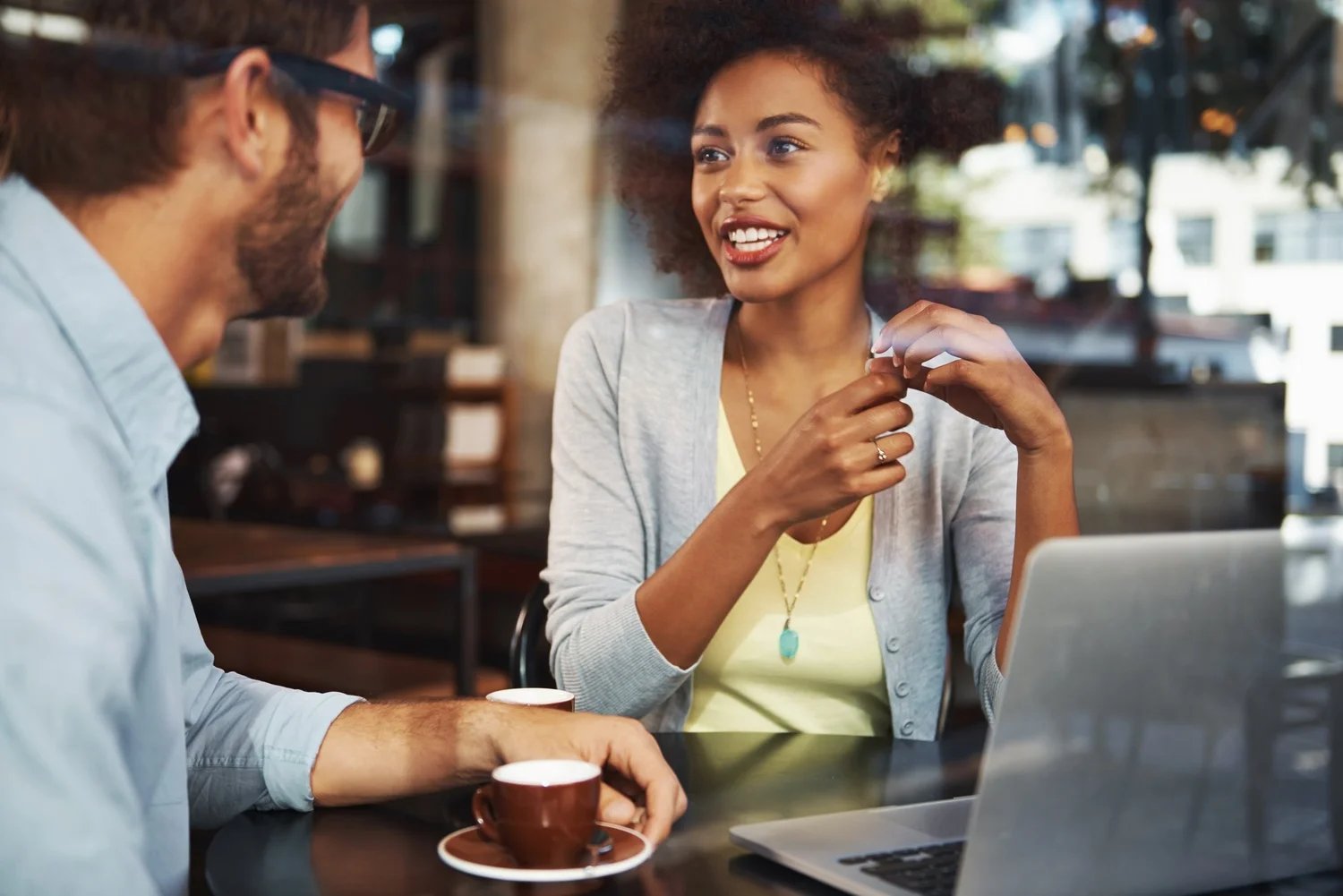 Coffee shop conversation