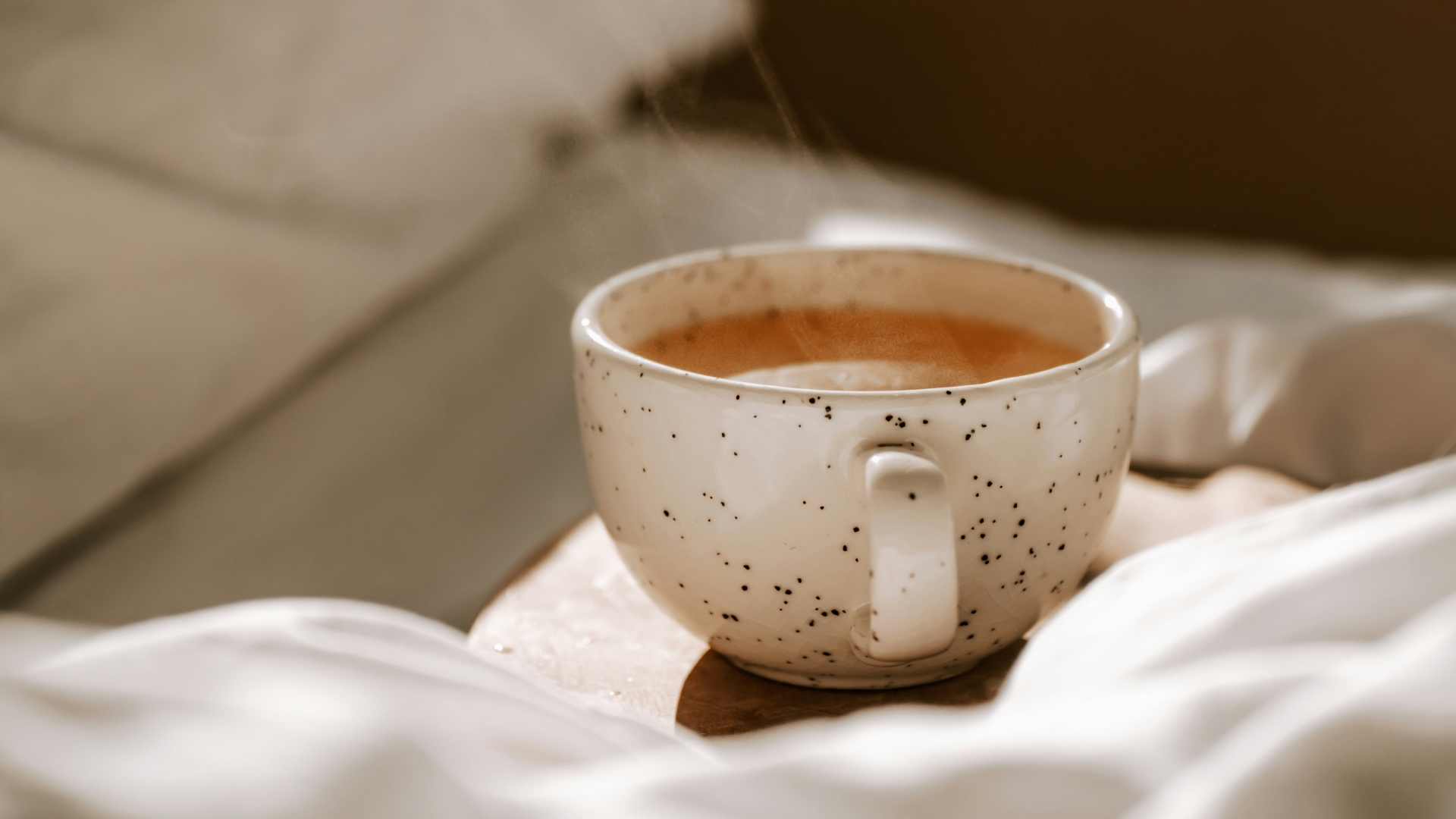 Morning coffee ritual