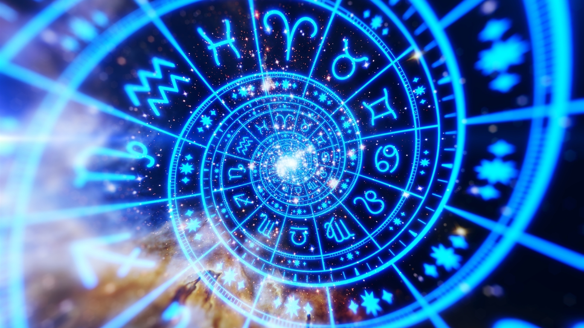 People reading horoscope