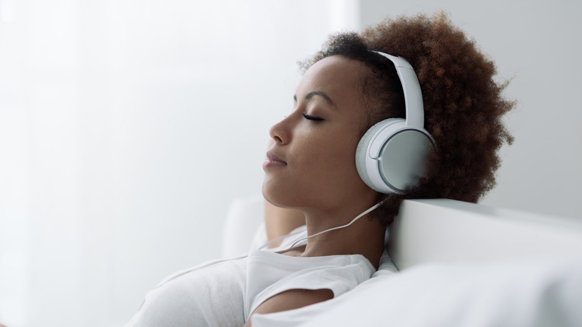 Person listening music
