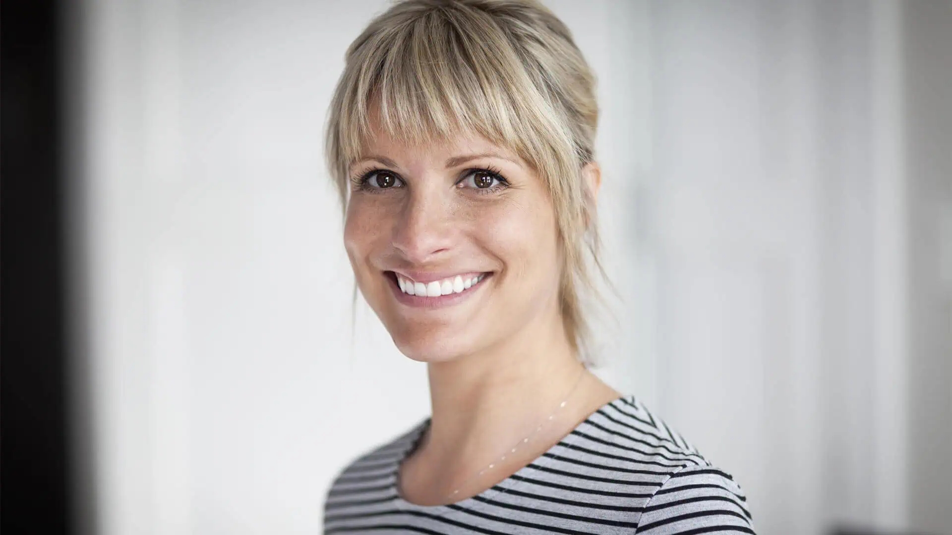 Smiling woman portrait