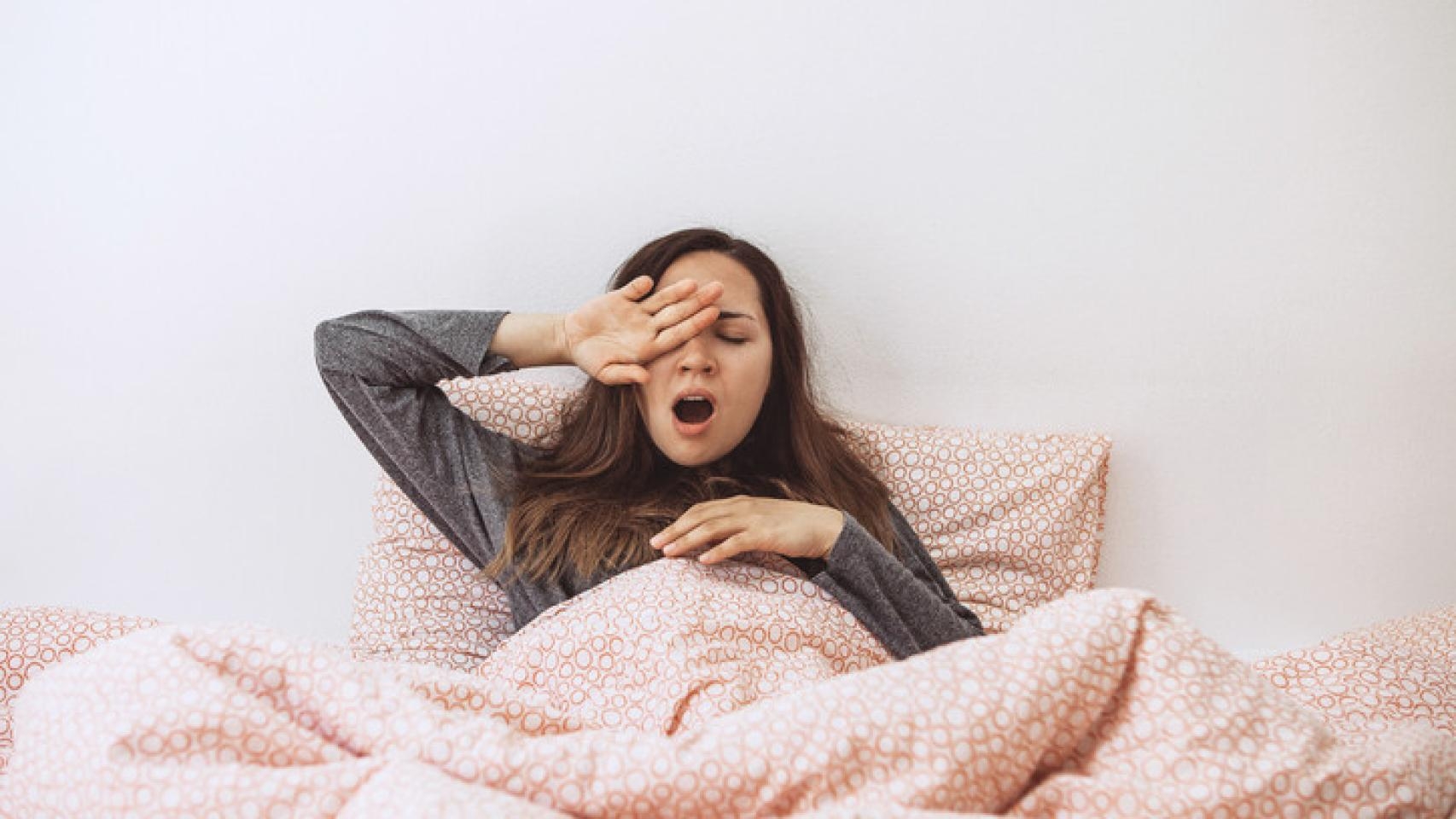 Teen in bed