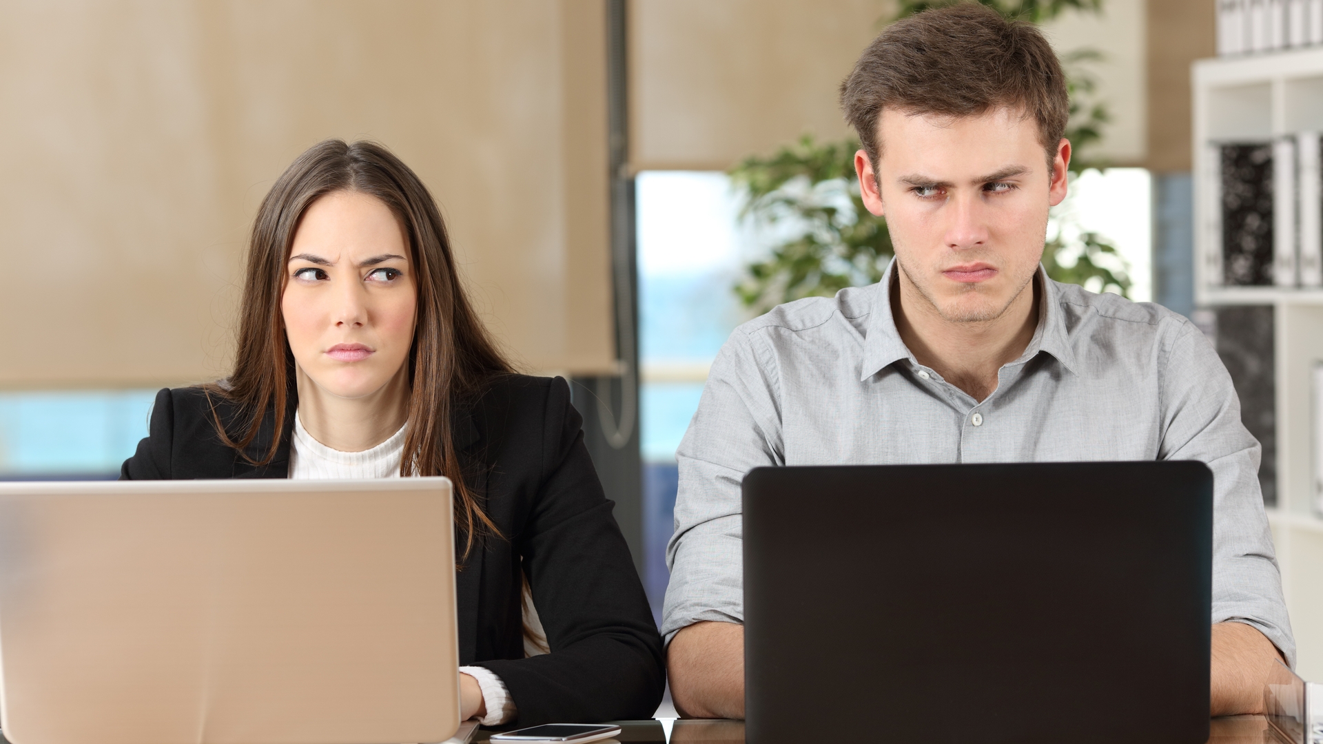 Jealous coworker