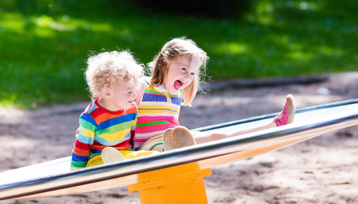 Kids playing outside