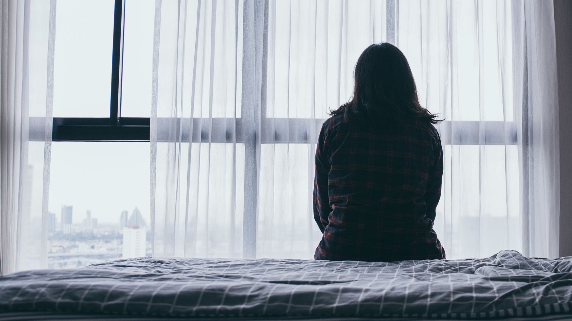 Woman alone