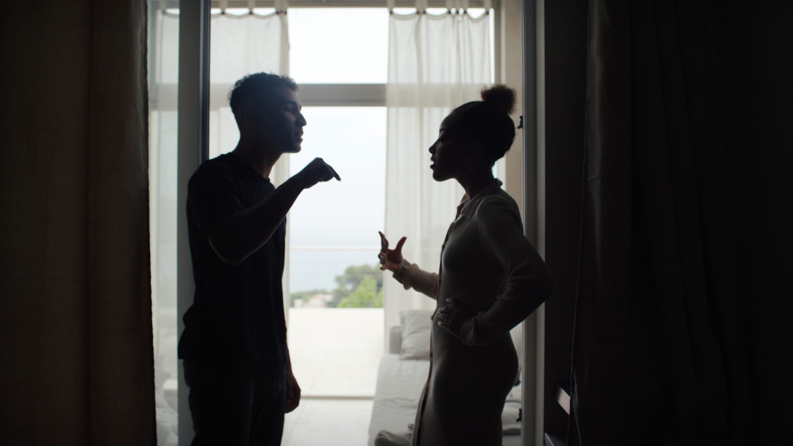 Arguing couple