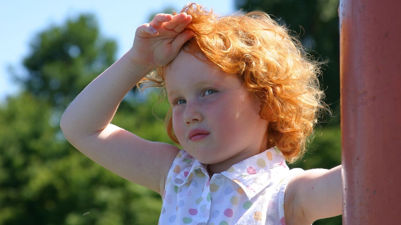 Curious child