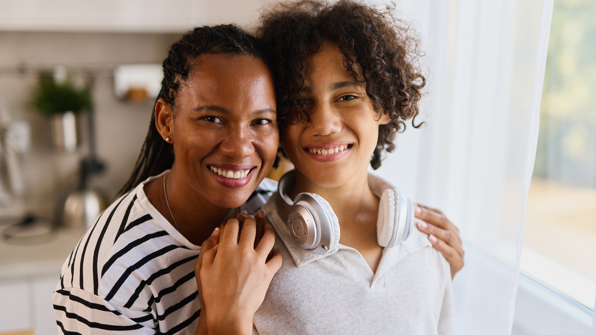 Family listening music