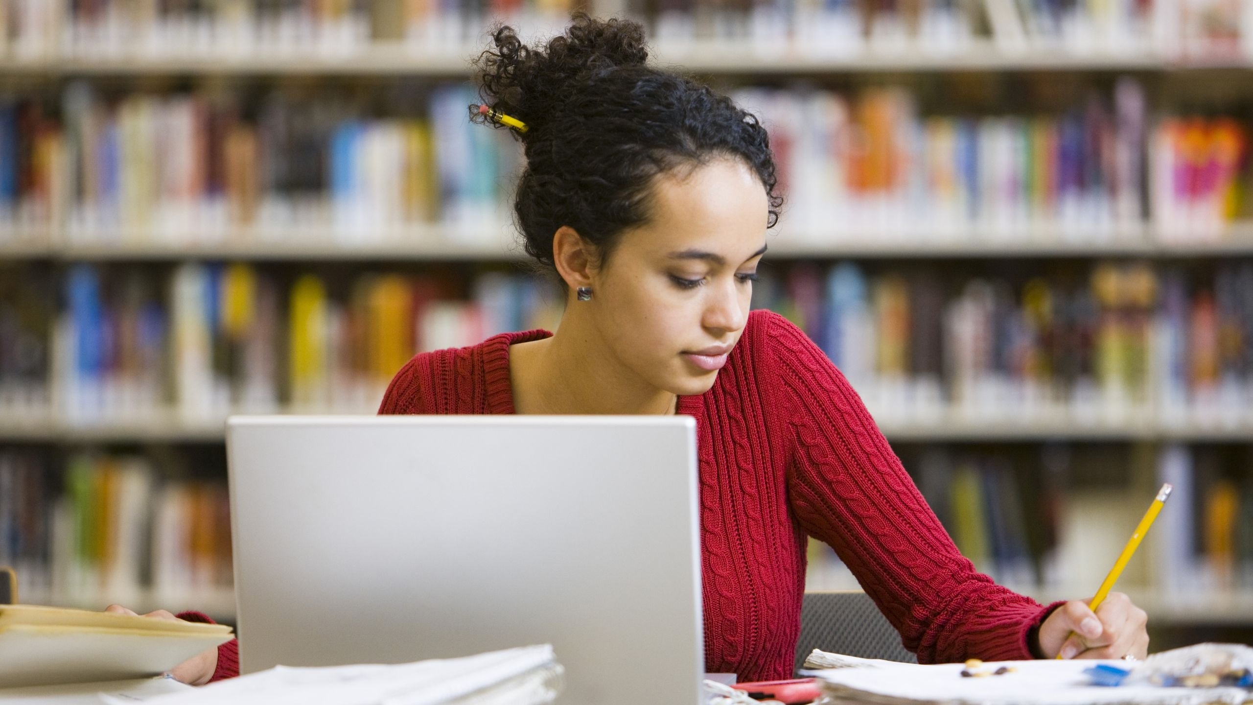 Focused student