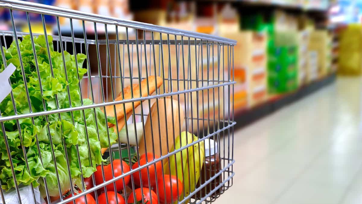 Grocery store cart
