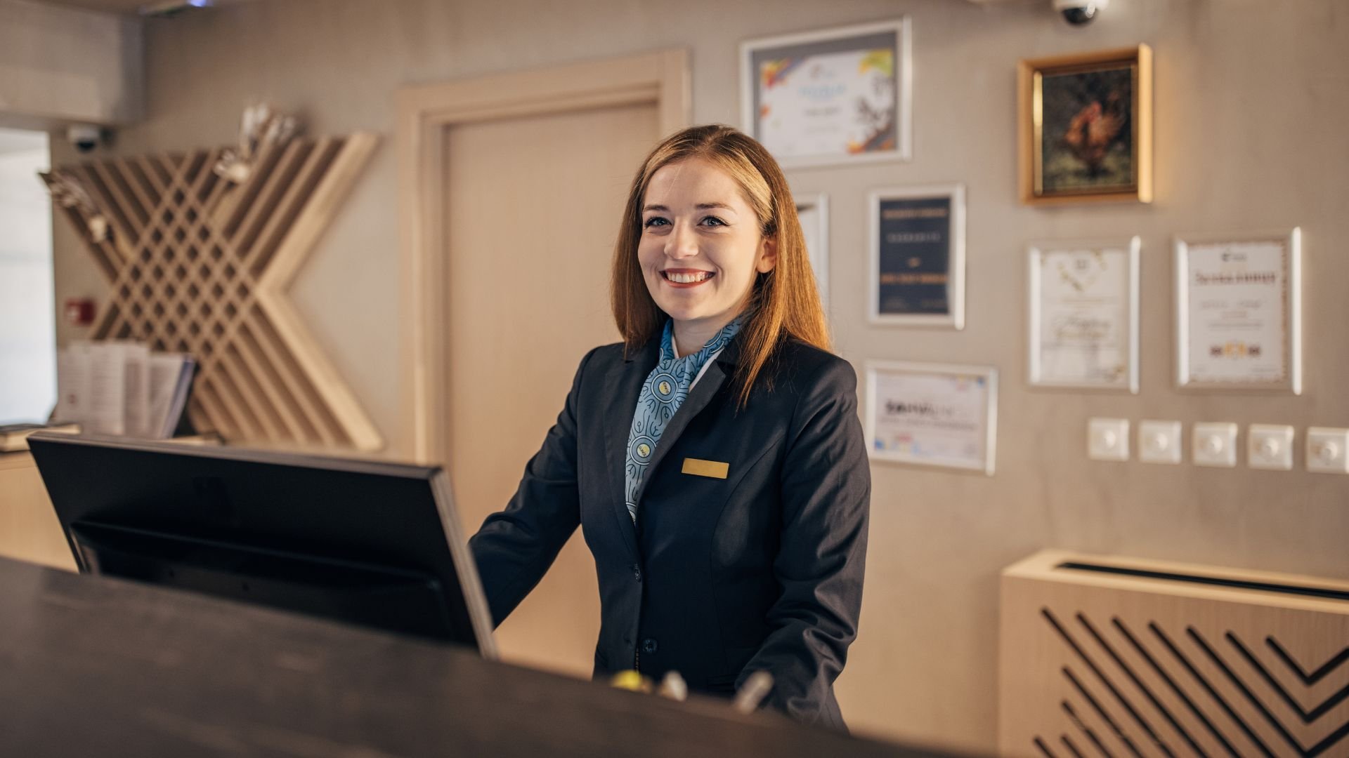 Hotel front desk