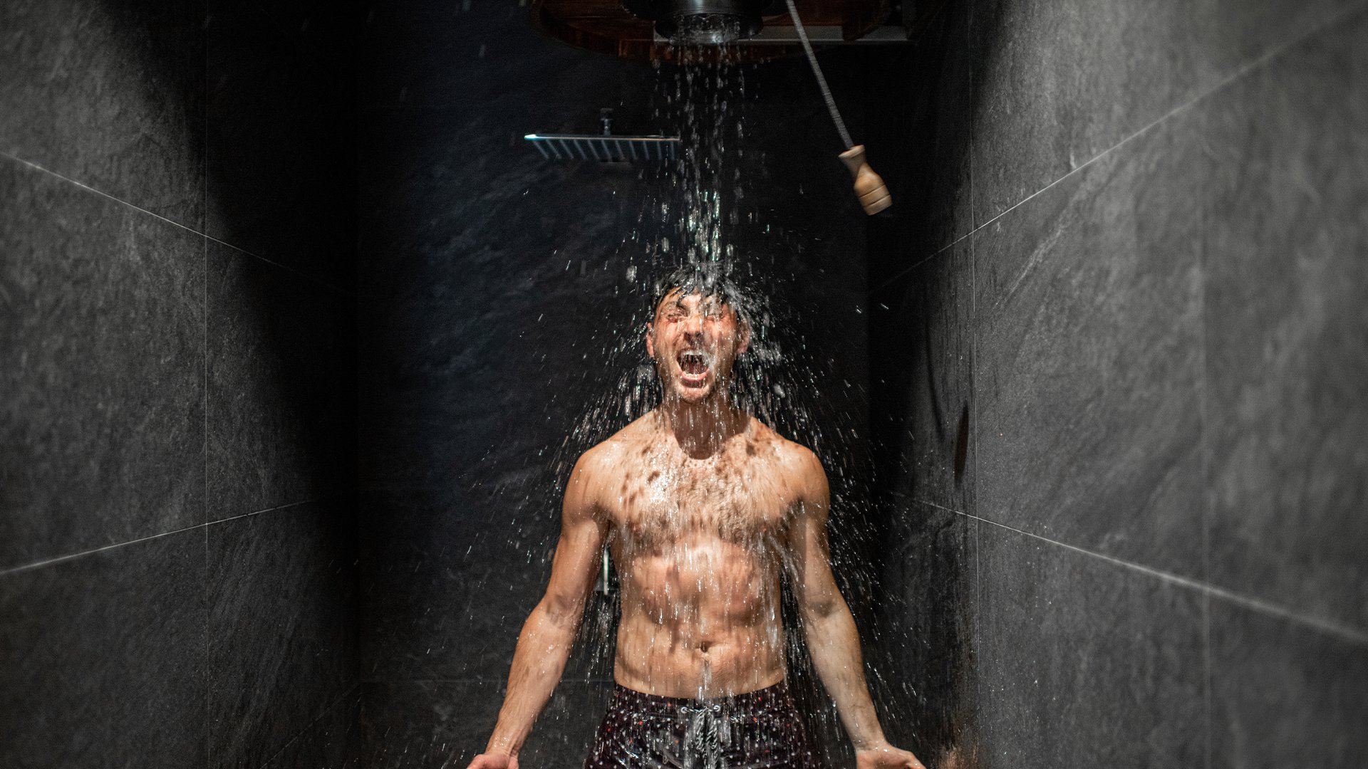 Night shower steam