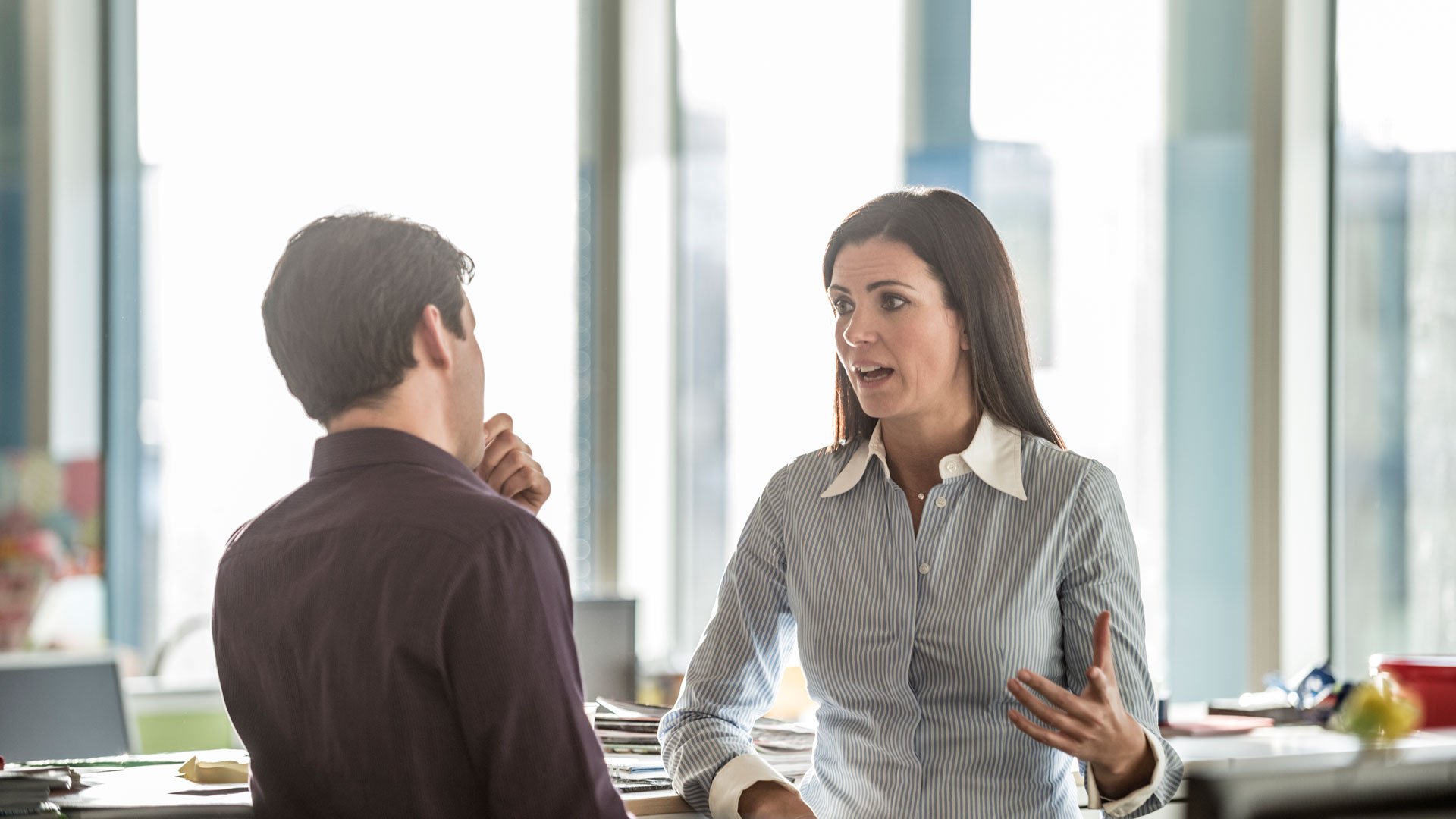 Office conversation