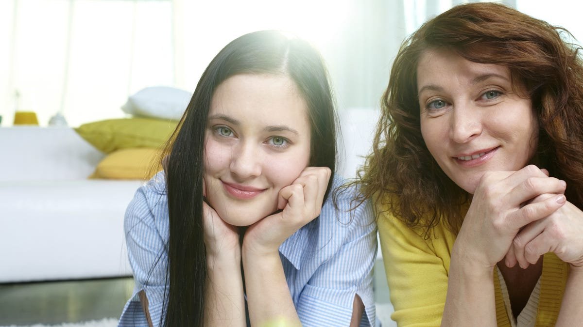 Parent and adult child
