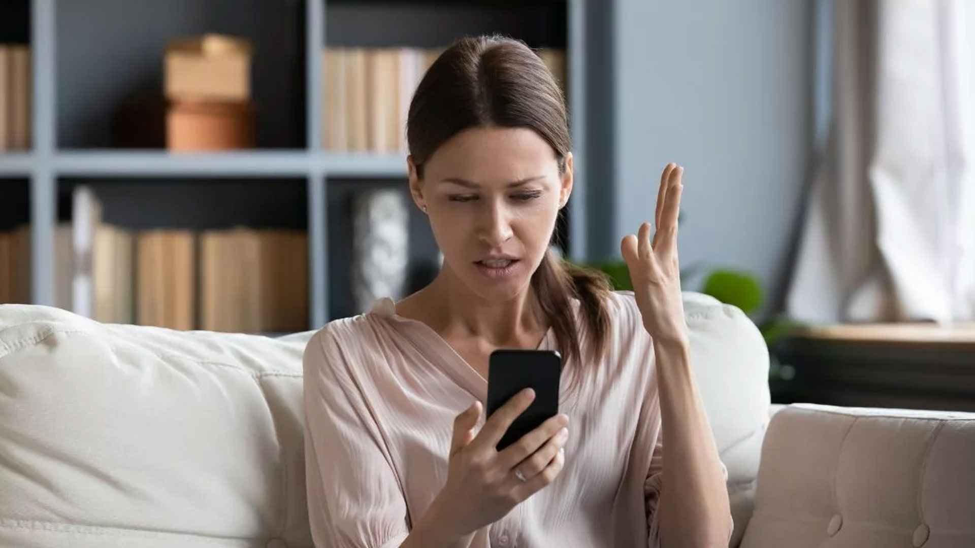Person ignoring phone