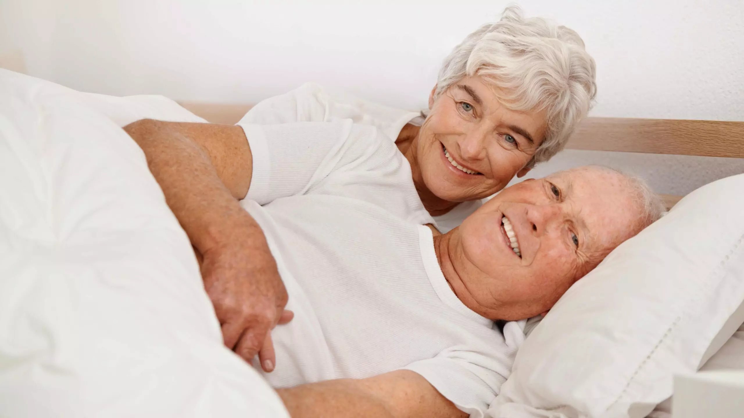 Smiling older morning