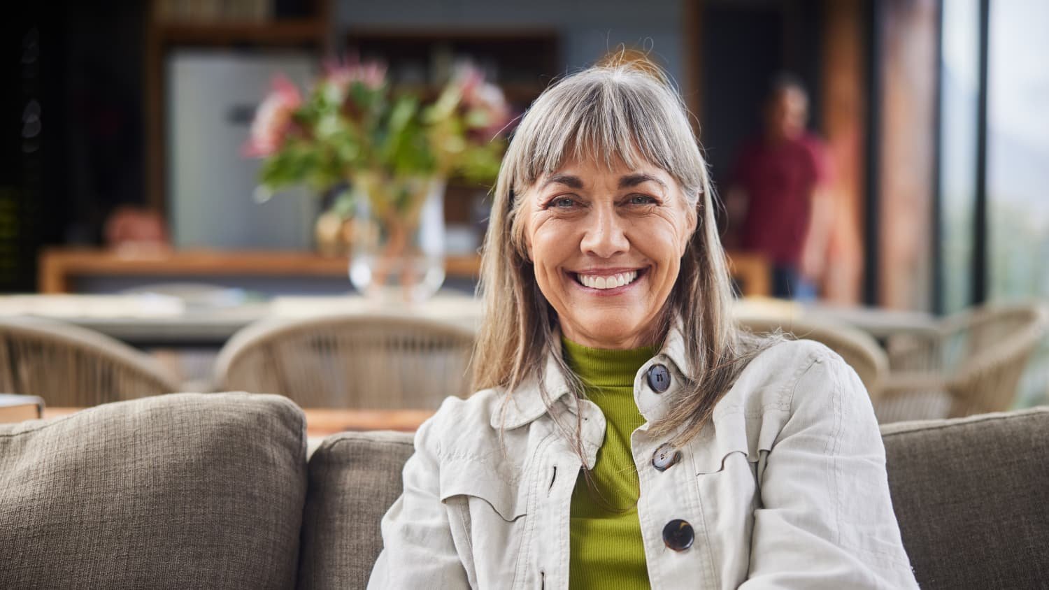 Smiling older person