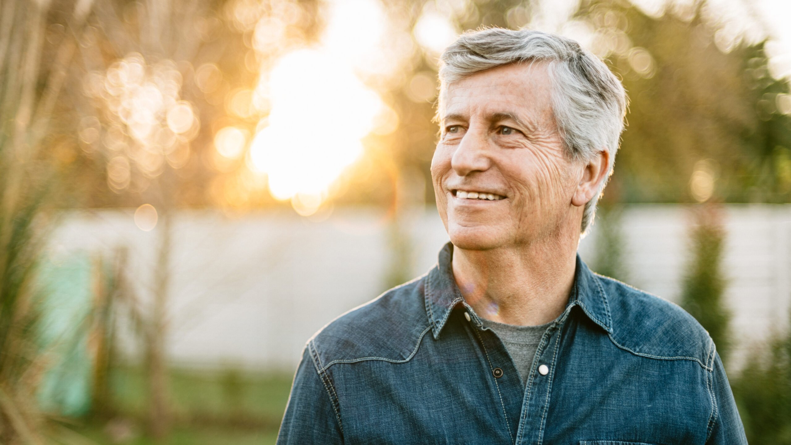 Smiling older person