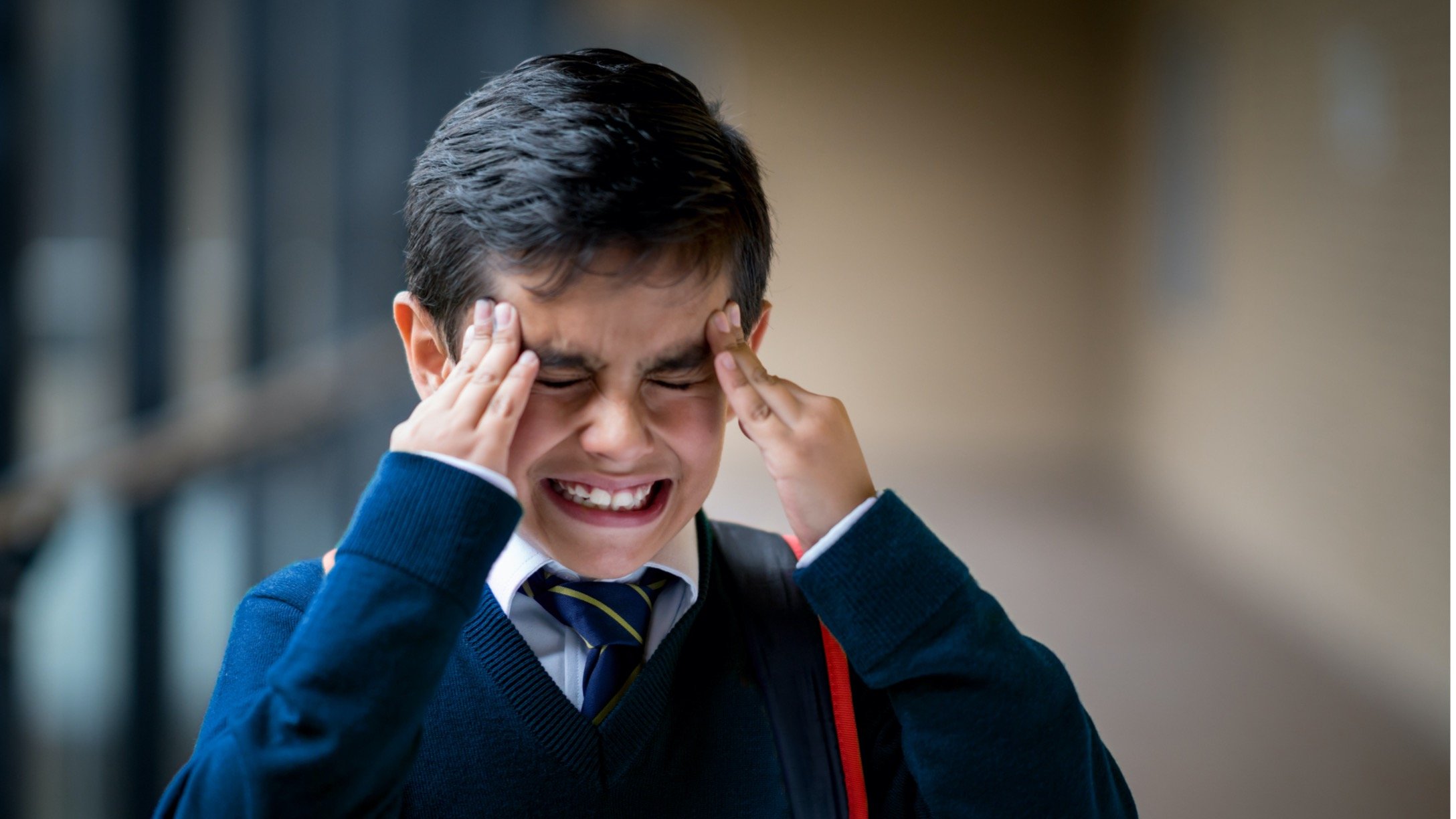 Stressed student