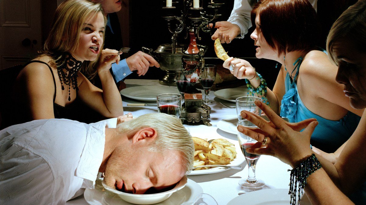 Tense dinner