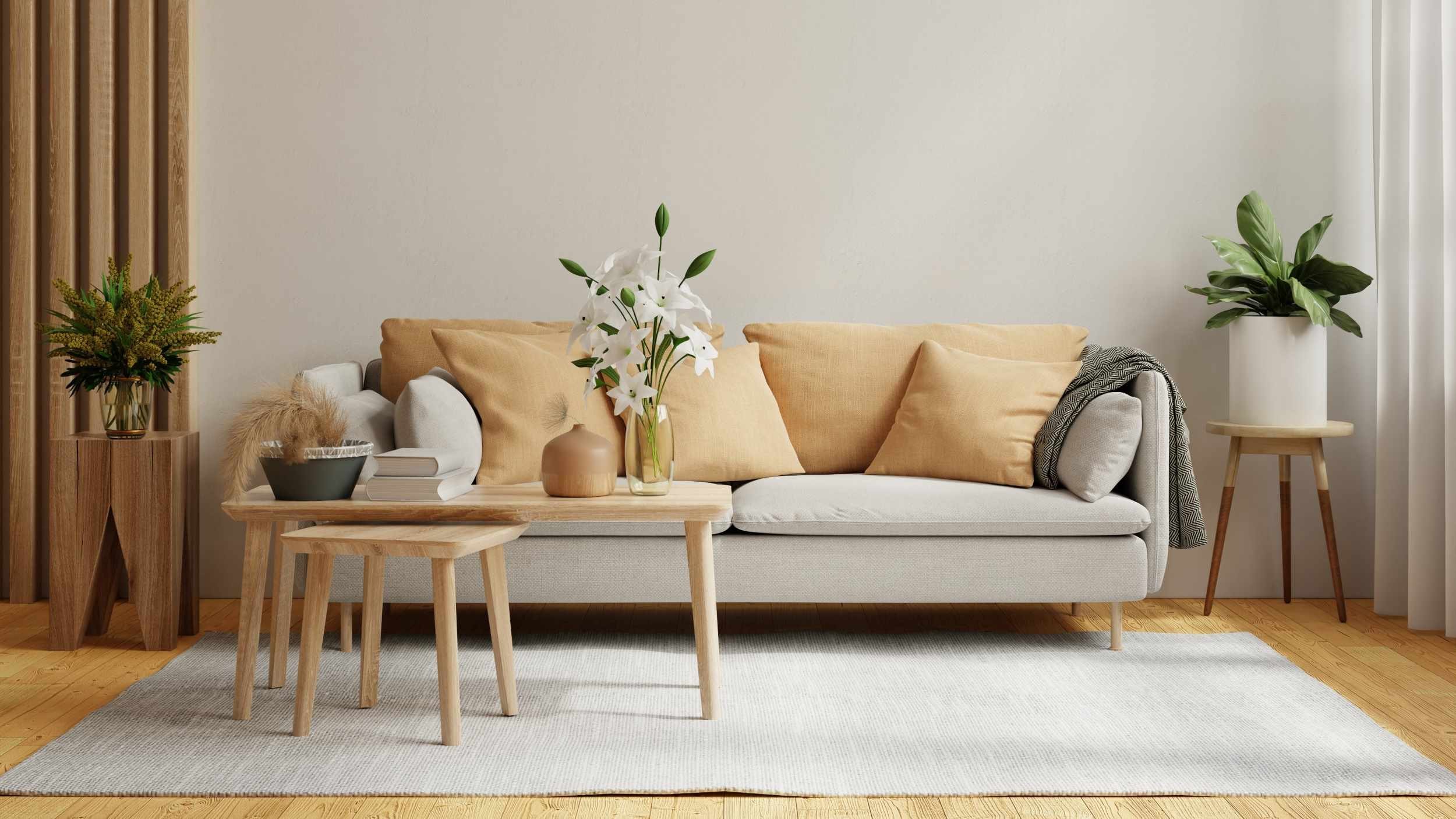 Tidy living room