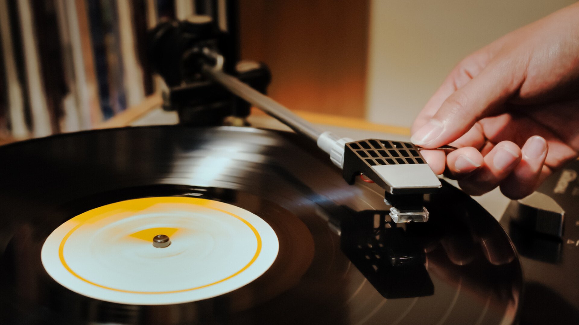 Vintage record player