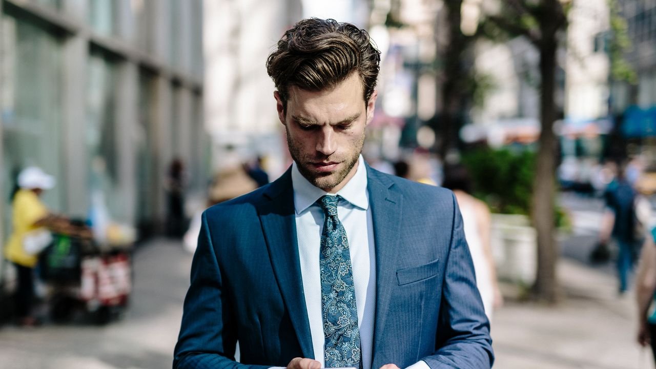 Well dressed person