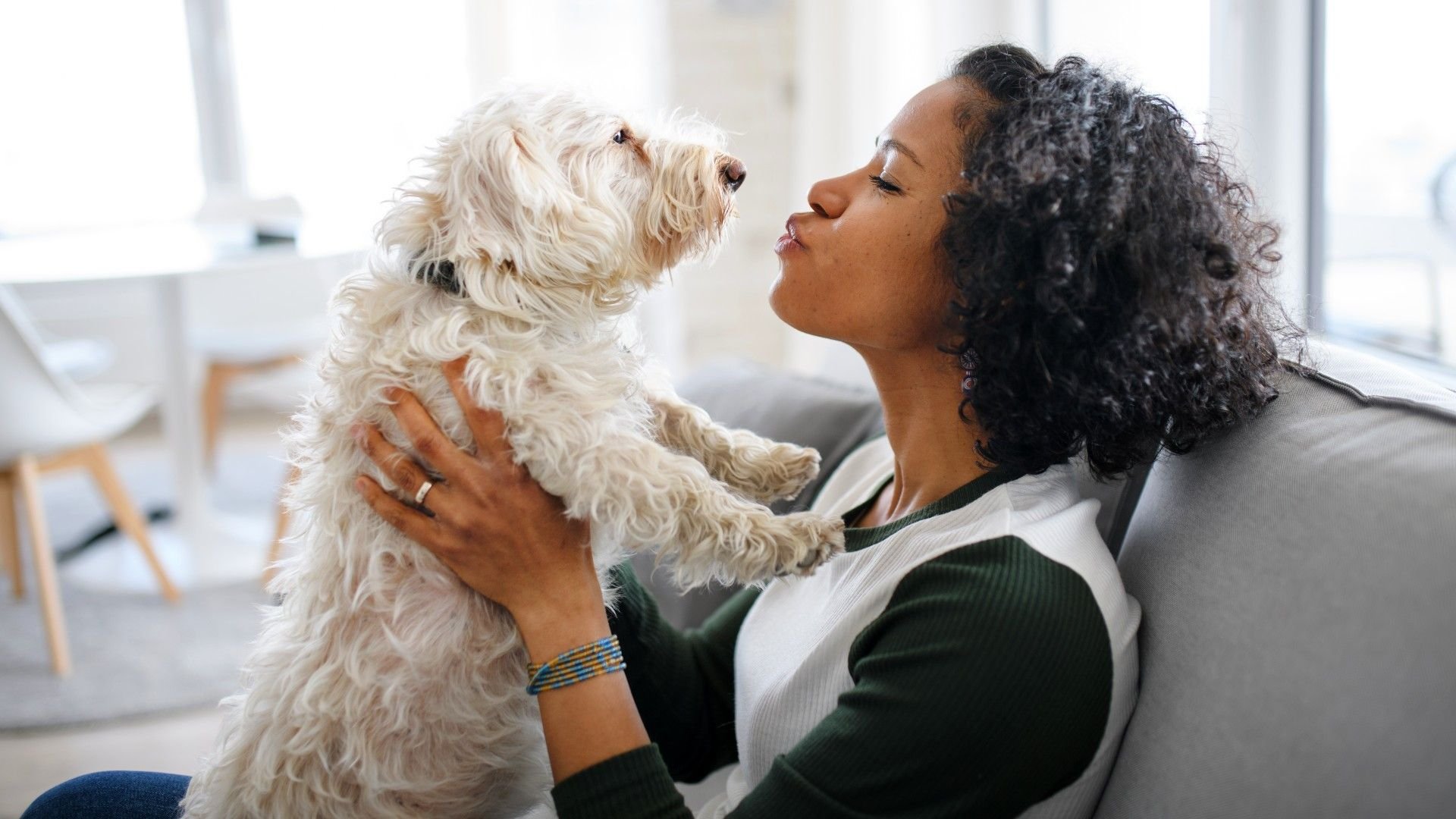 Woman with dog