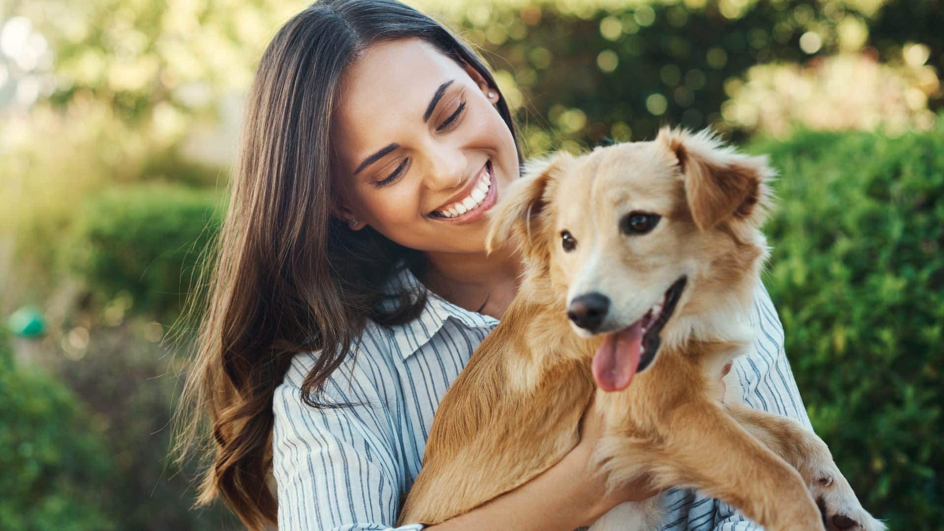 Woman with dog