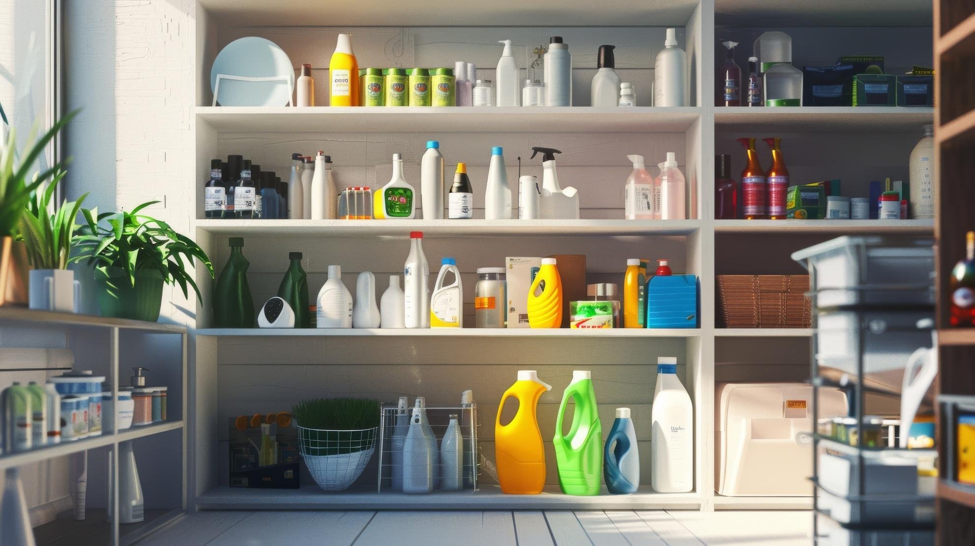 Tidy store shelf