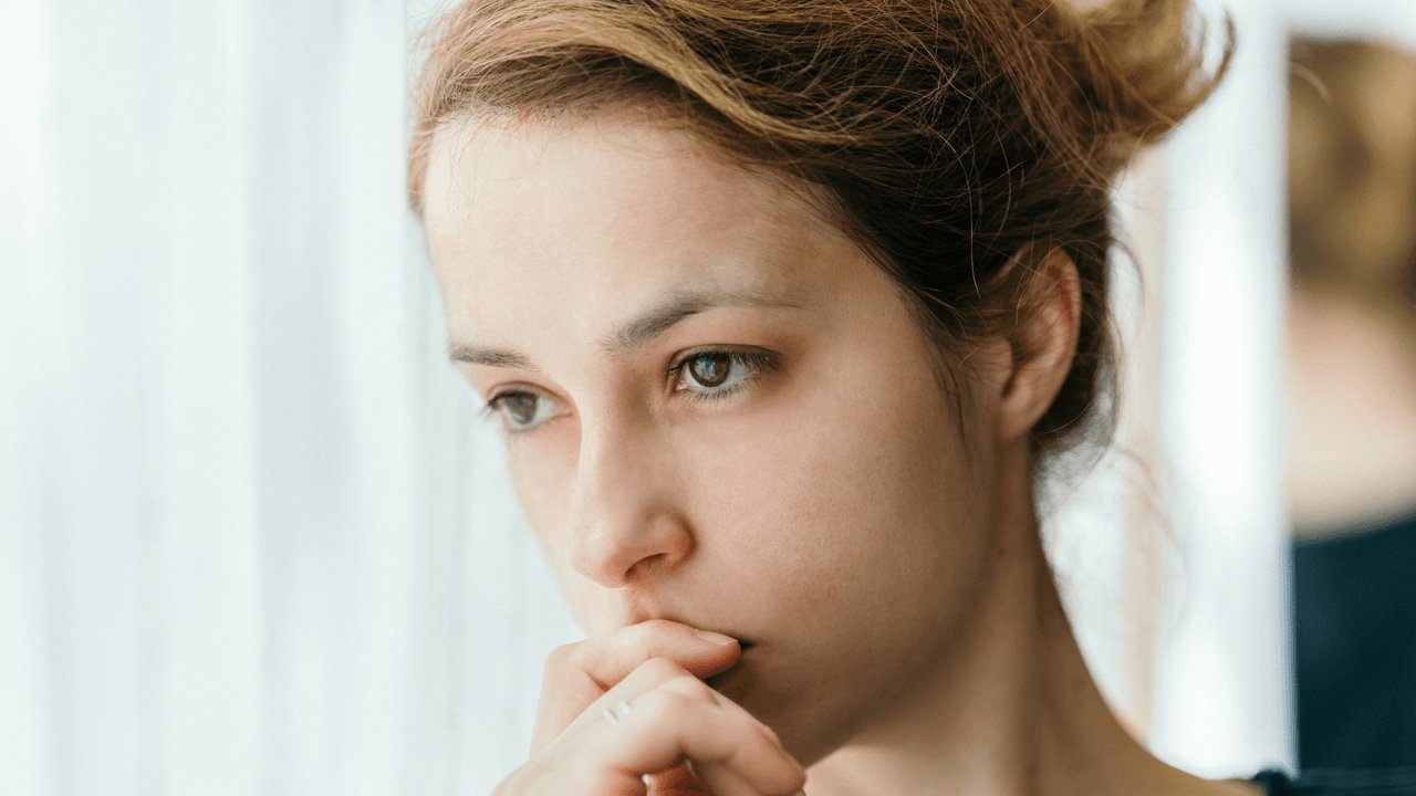 Anxious woman