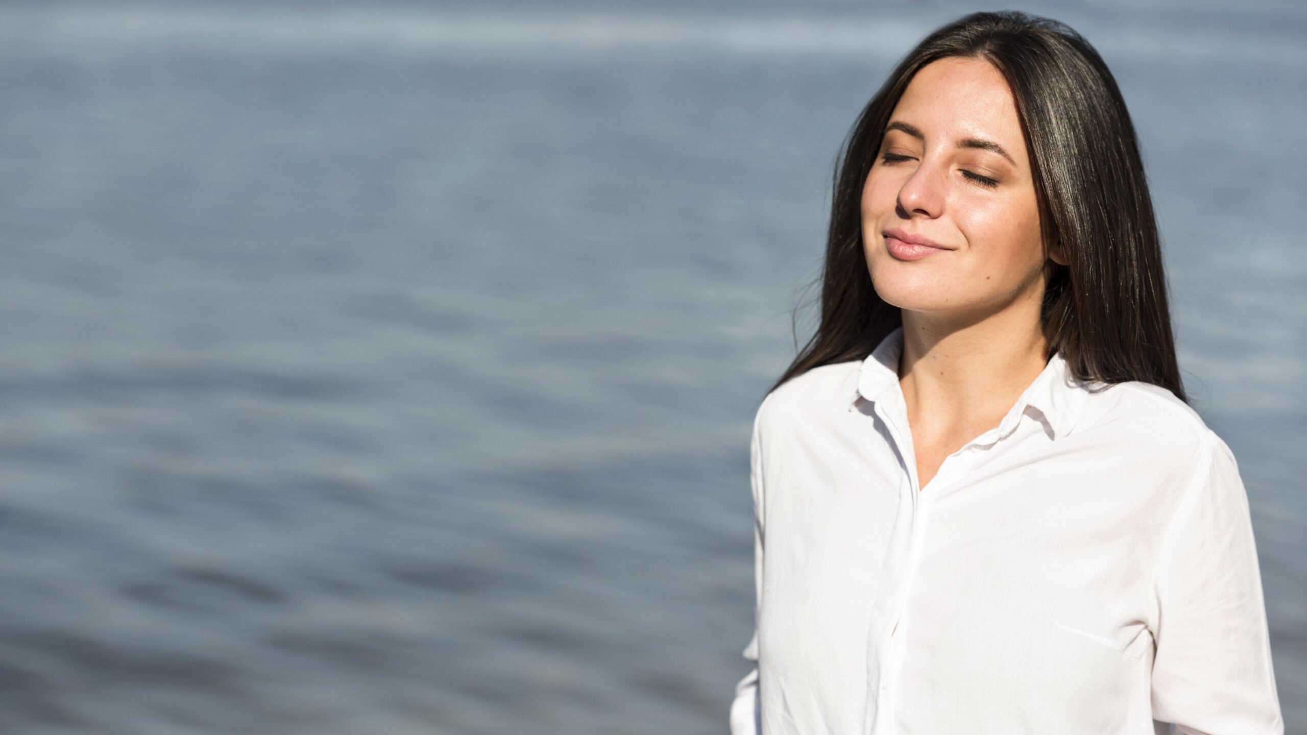 Calm woman