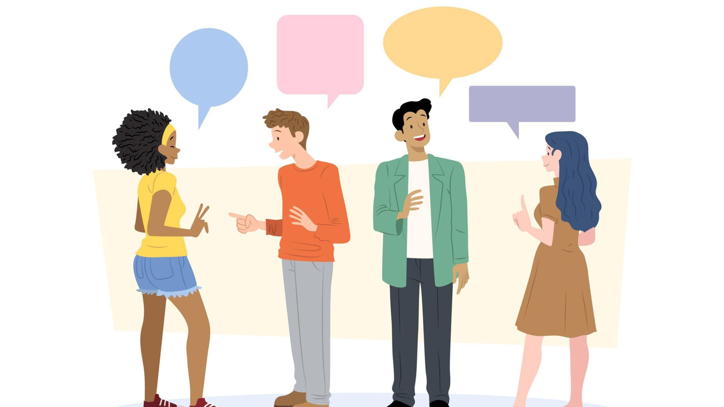 People talking