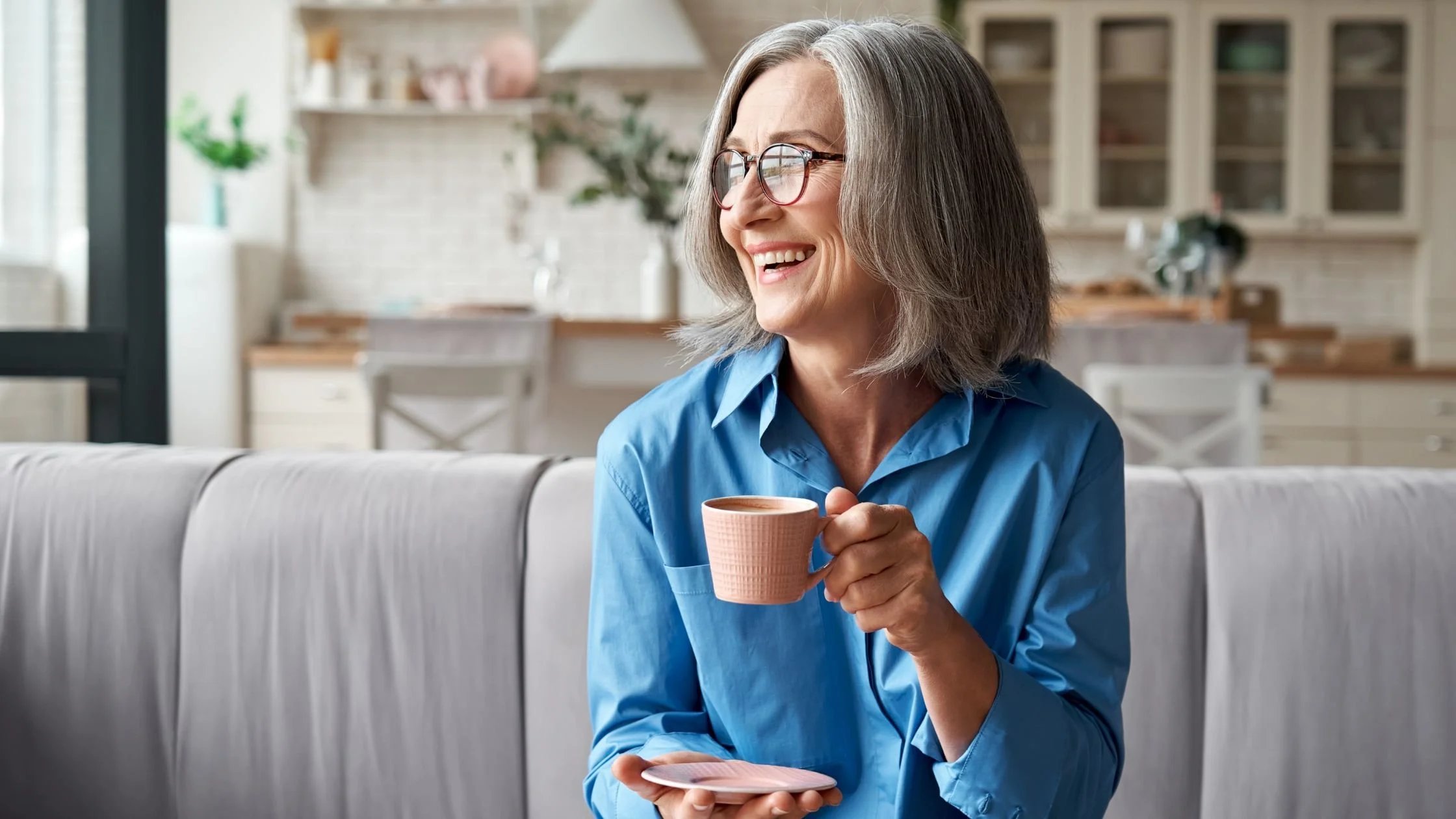 Retired person coffee