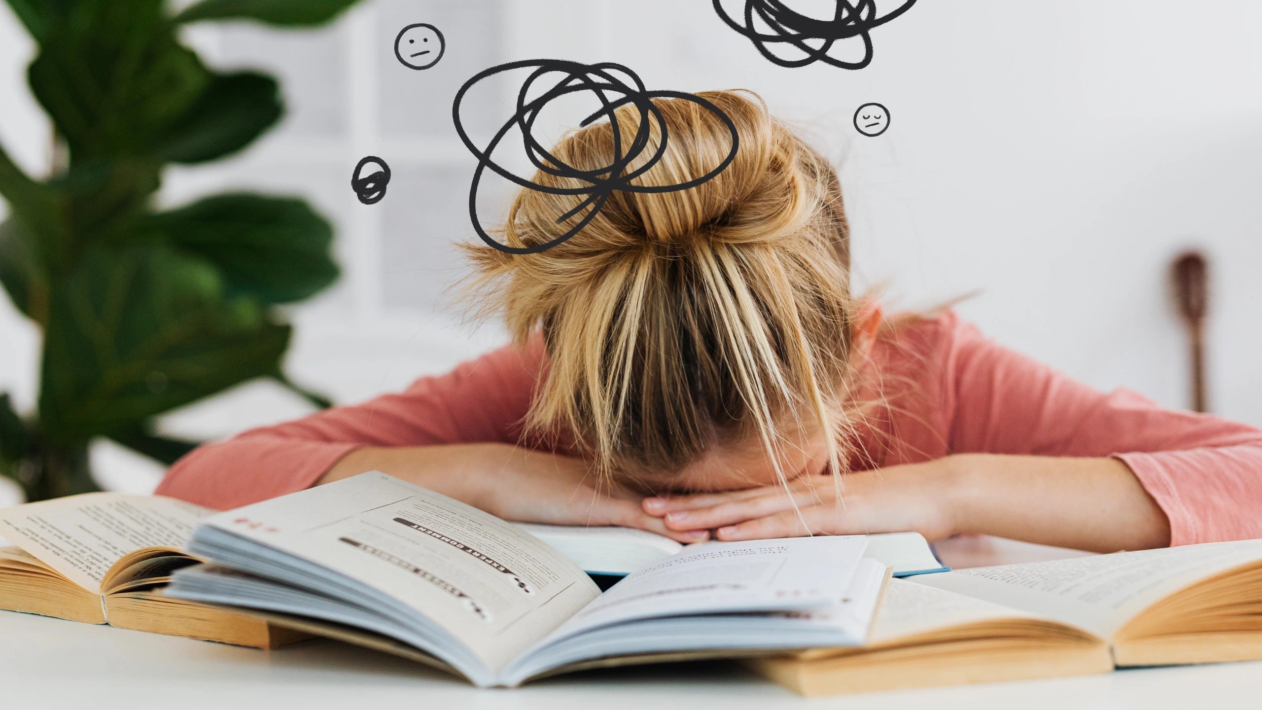 Stressed student