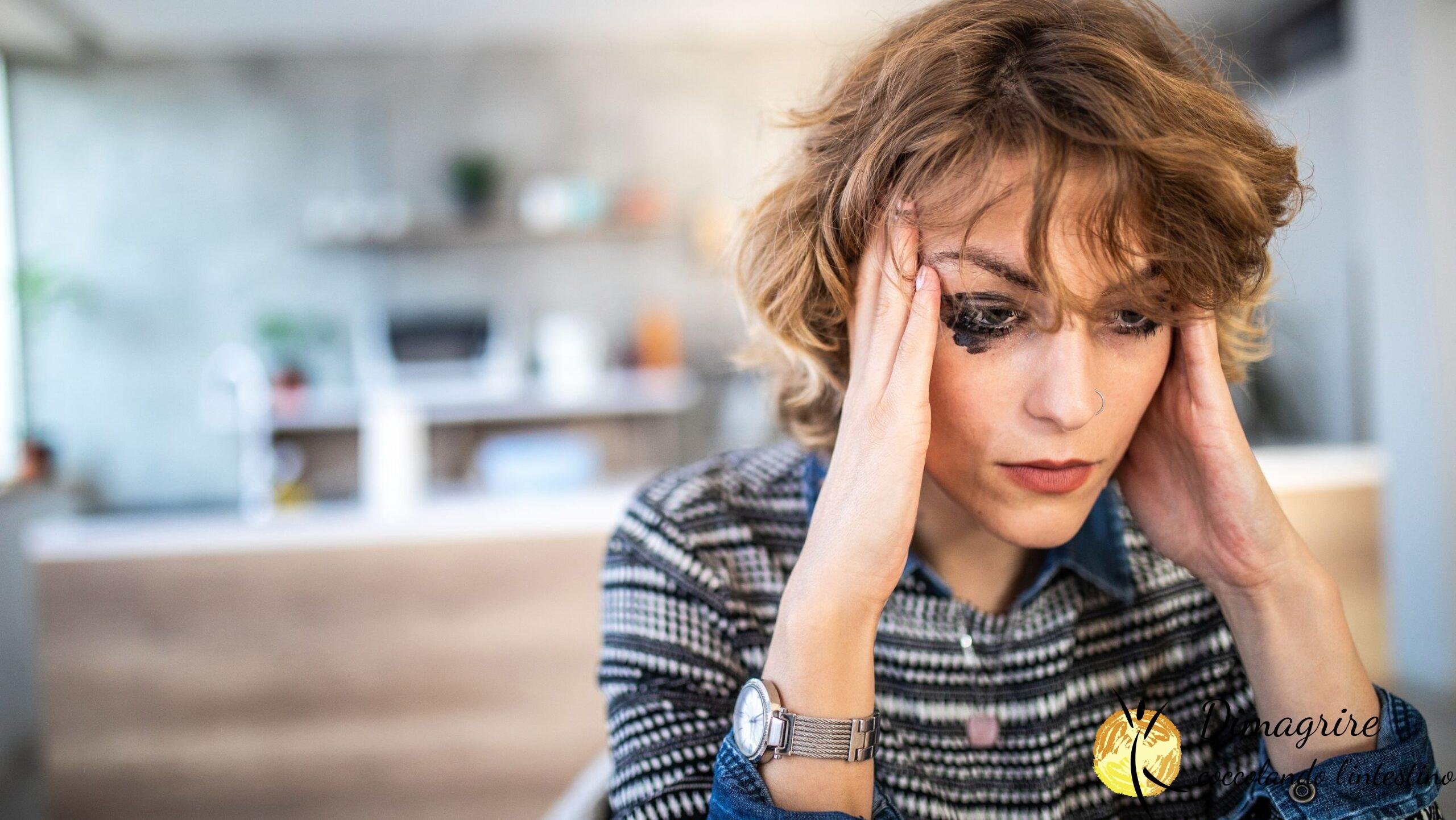 Stressed woman