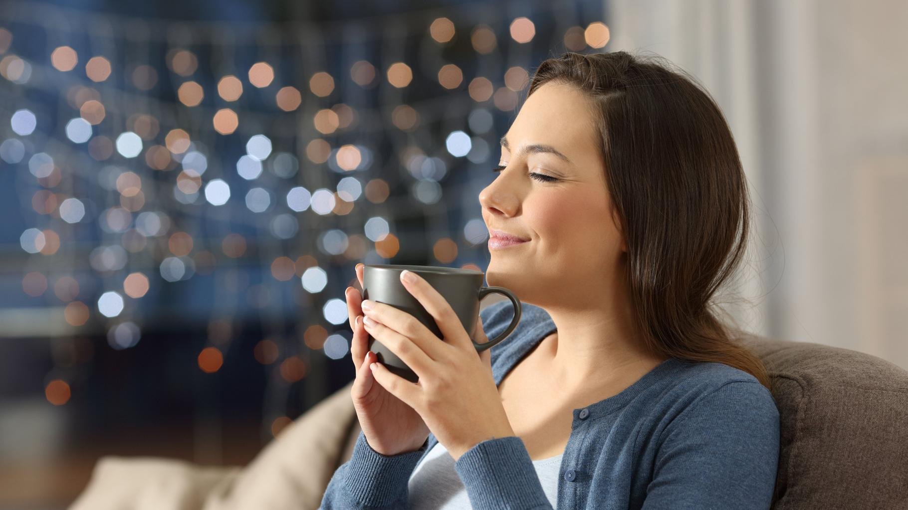 Woman with tea