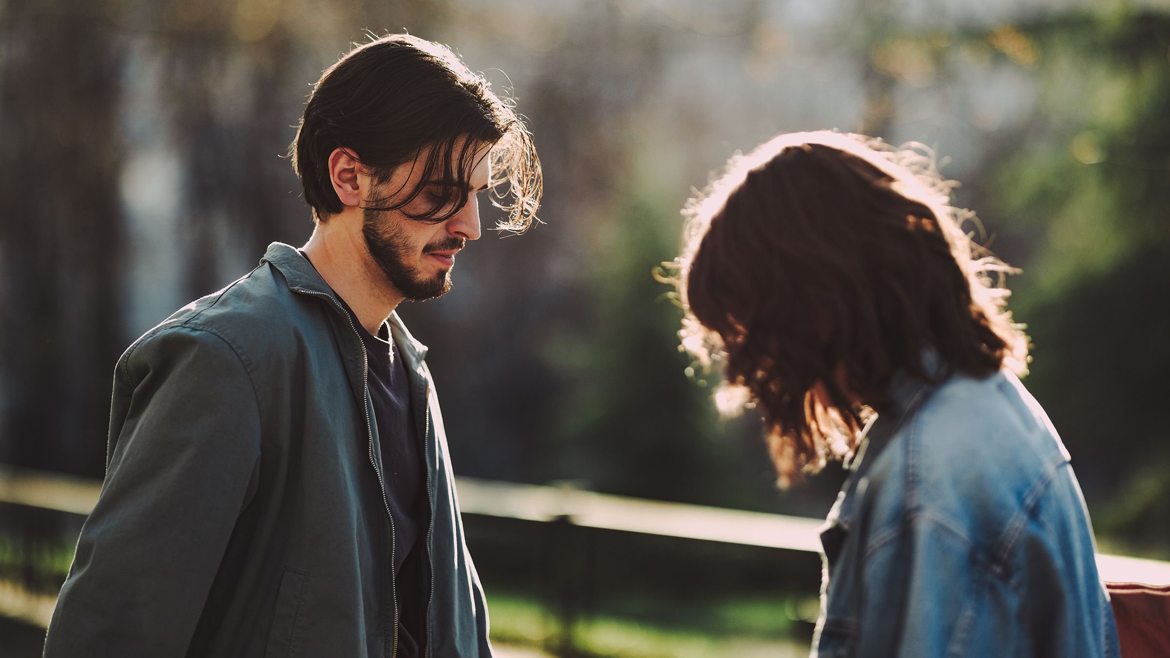 Couple talking