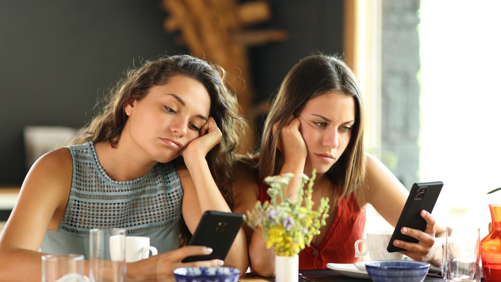 Drained friend texting