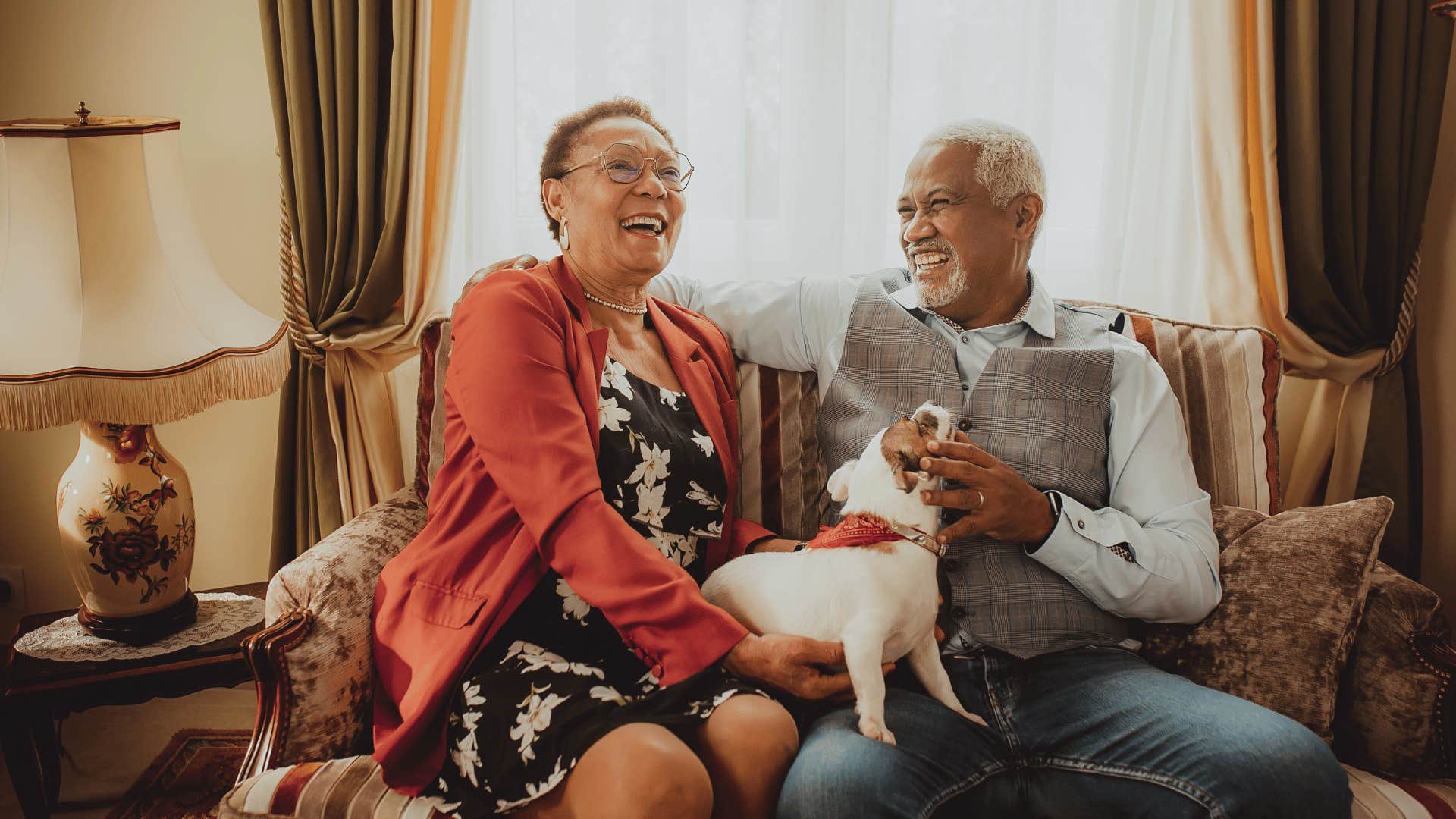 Older couple hotel