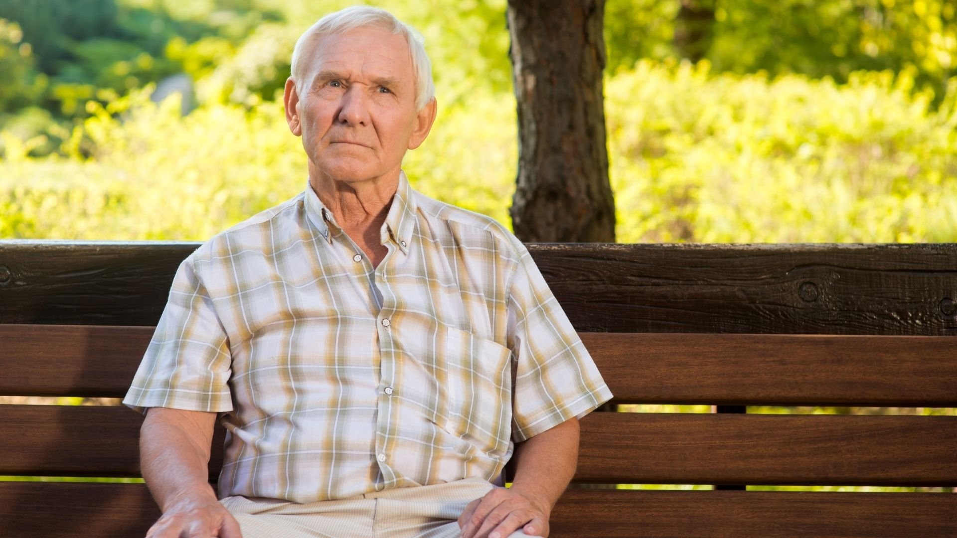 Older parent waiting