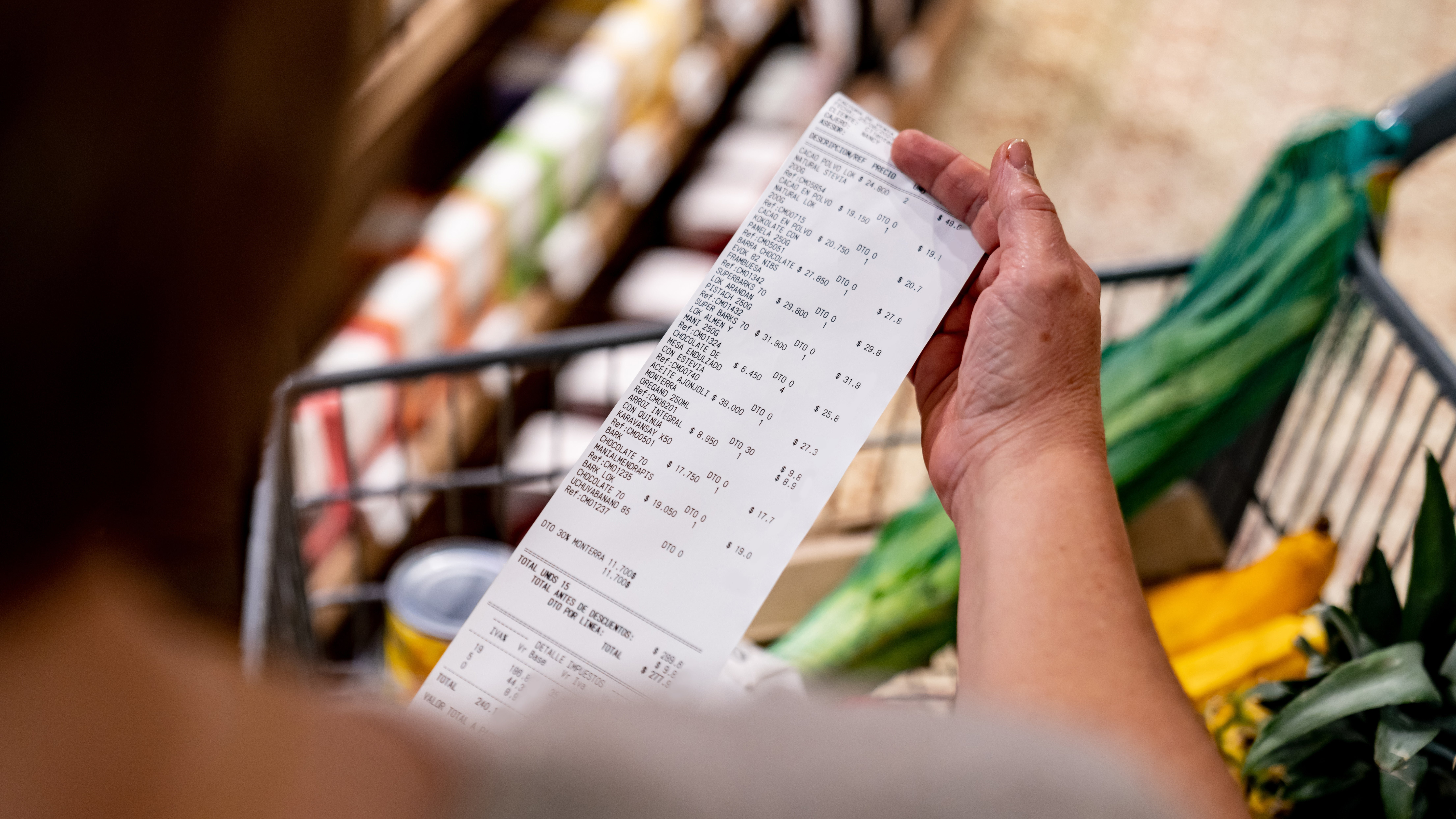 Paper shopping list