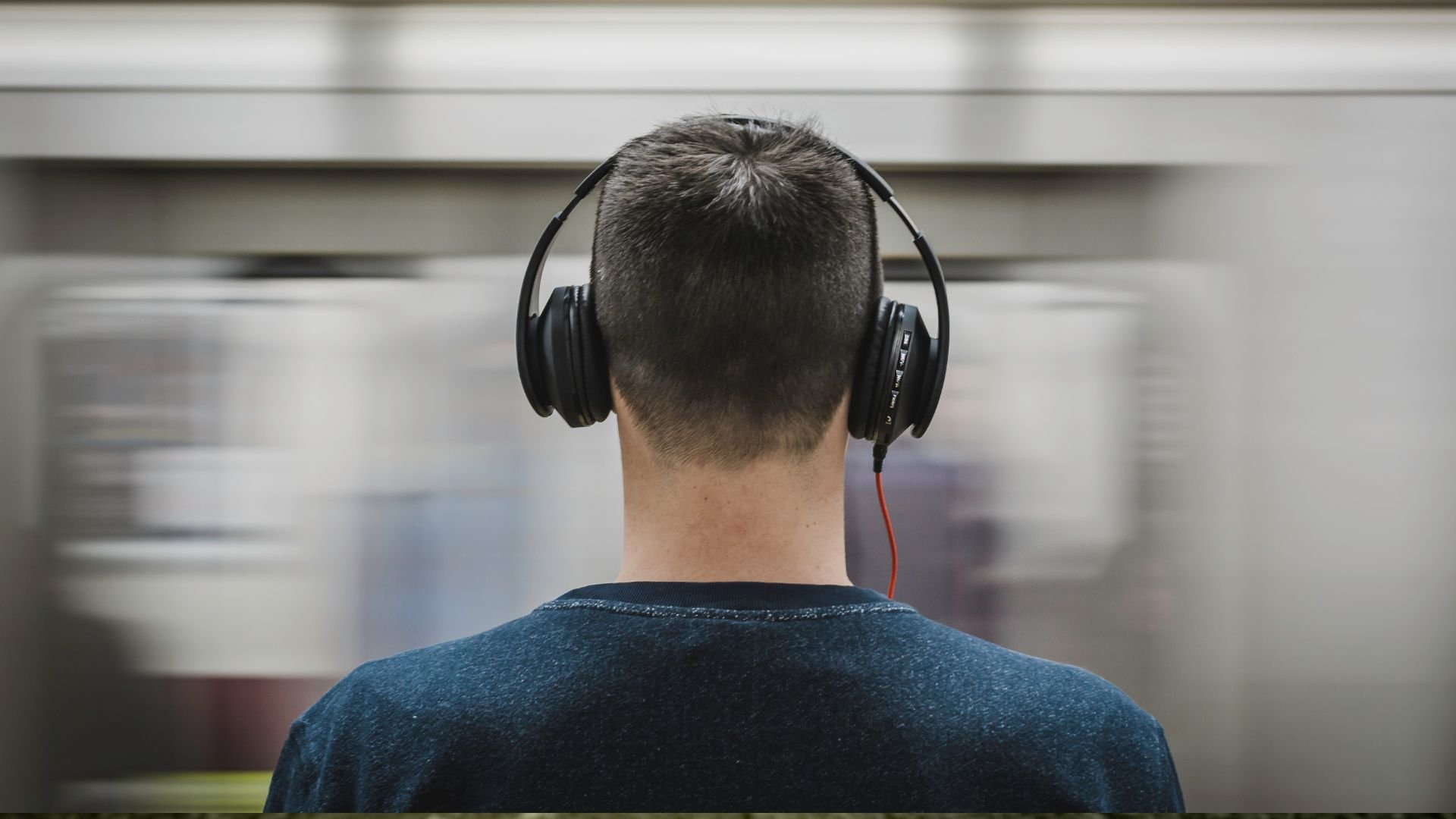 Person listening music