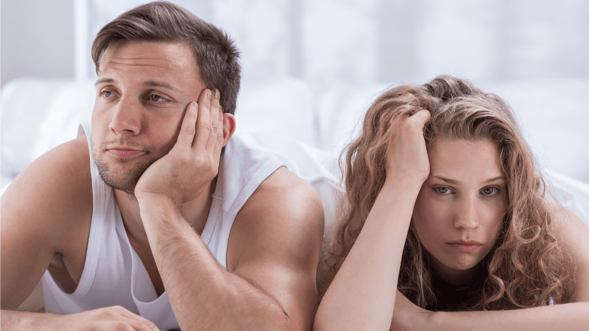 Tense couple