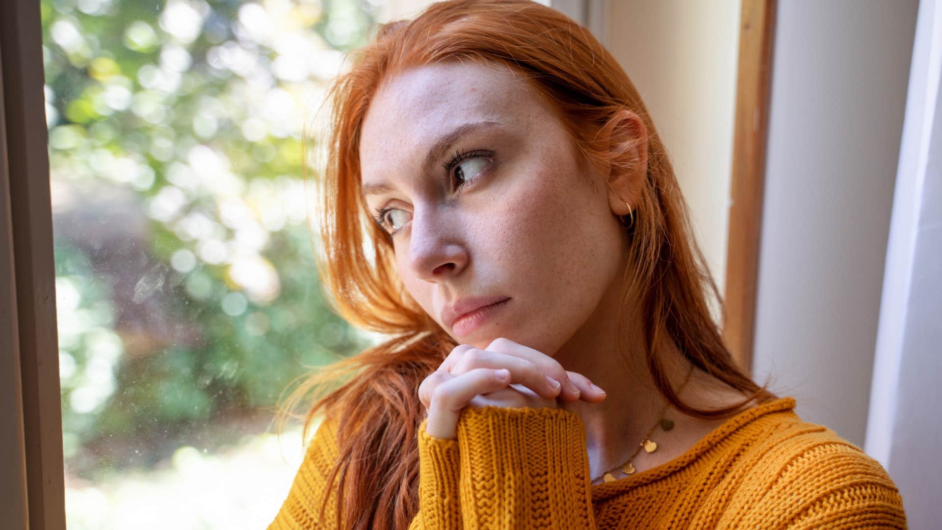 Thoughtful young adult